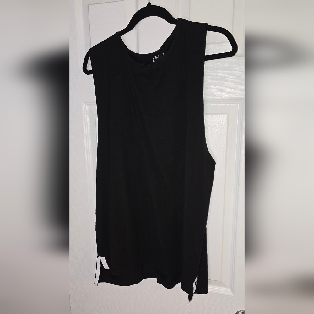 Black ZYIA Muscle Tank Top